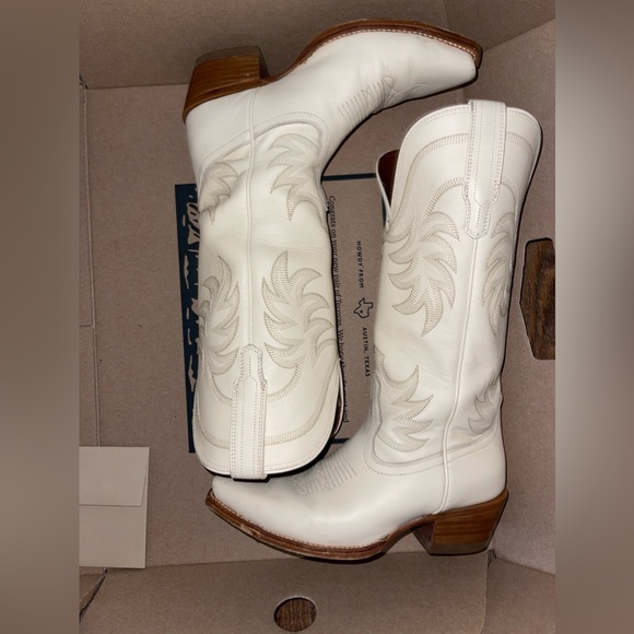 Tecovas The Annie Boot in Bone - Picture 5 of 6